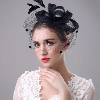 Dressv elegant wedding hats veil bridal flower feathers fascinator bride face veils wedding bride hats
Dressv elegant wedding hats veil bridal flower feathers fascinator bride face veils wedding bride hats