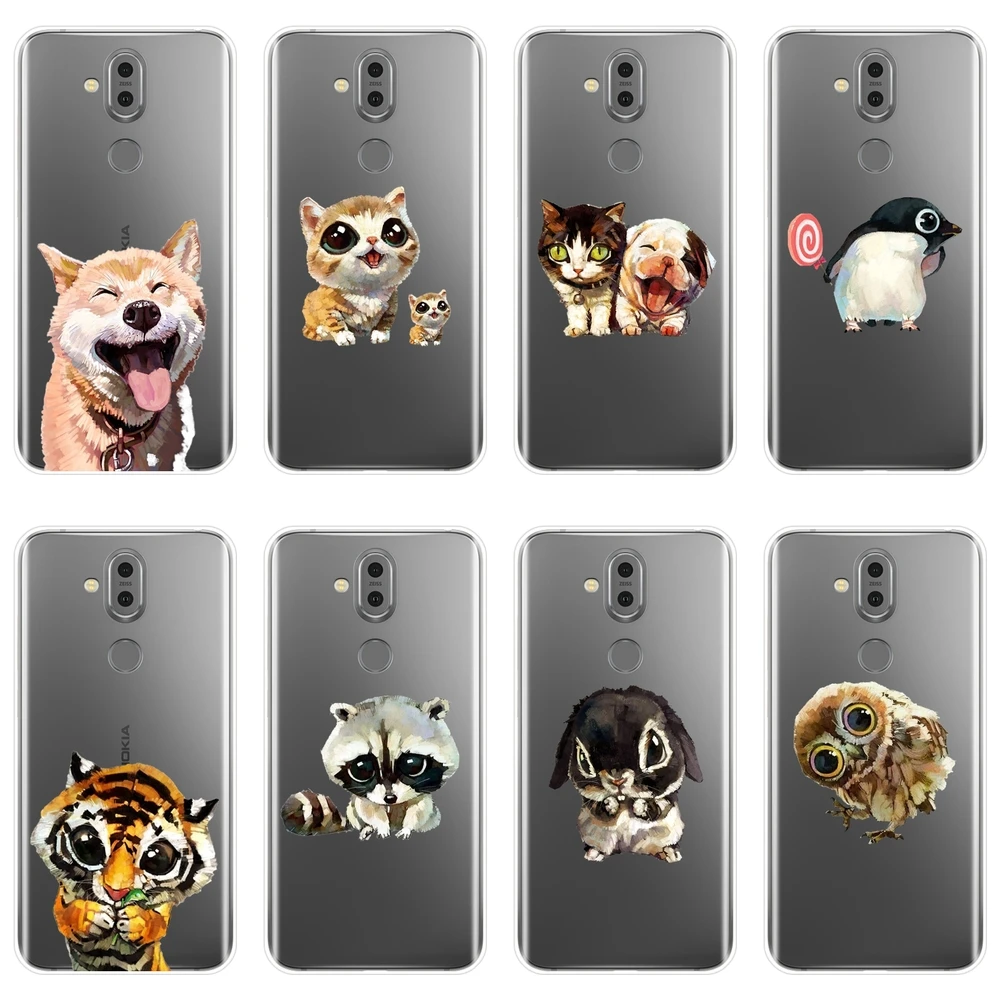 Phone Case Silicone For Nokia 2.1 3.1 5.1 6.1 7.1 Plus Shiba Inu Dog Kawaii Cat Soft Back Cover | Мобильные телефоны и