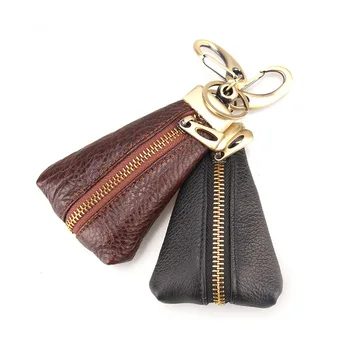 20PCS / LOT Key Wallet Vintage Genuine Leather Zipper Car Key Cover Holder Bag Case Housekeeper Keychain Organizer Pouch
20PCS / LOT Key Wallet Vintage Genuine Leather Zipper Car Key Cover Holder Bag Case Housekeeper Keychain Organizer Pouch