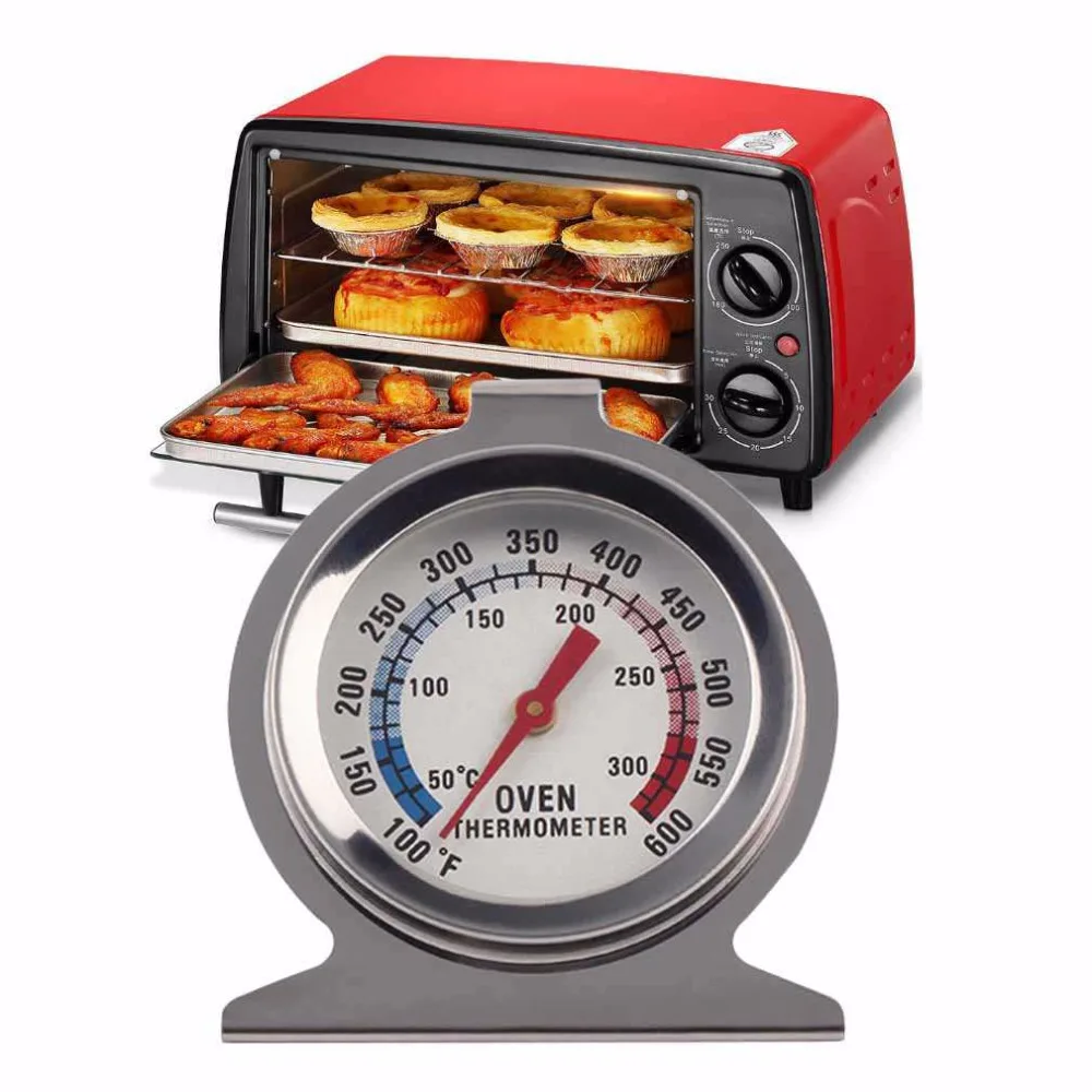 NEW Stainless Steel Thermometer Barbecue BBQ Smoker Grill Temperature Gauge 60