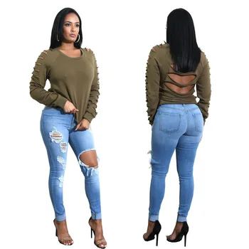Summer new slim casual sexy women's jeans fashion waist female trousers hole female jeans Slim female pencil pants
Summer new slim casual sexy women's jeans fashion waist female trousers hole female jeans Slim female pencil pants