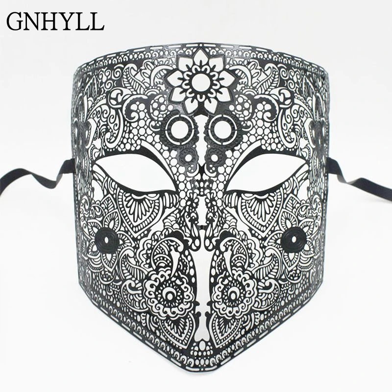 GNHYLL Full Face Bauta Phantom Cosplay Venetian Masquerade Mask Black Skull Halloween Shield Mardi Gras Metal Party Mask
GNHYLL Full Face Bauta Phantom Cosplay Venetian Masquerade Mask Black Skull Halloween Shield Mardi Gras Metal Party Mask
