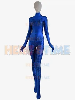 Mystique Women Blue X Man Costume Spandex Halloween Cosplay X-men Costumes Zentai Suit 
Mystique Women Blue X Man Costume Spandex Halloween Cosplay X-men Costumes Zentai Suit