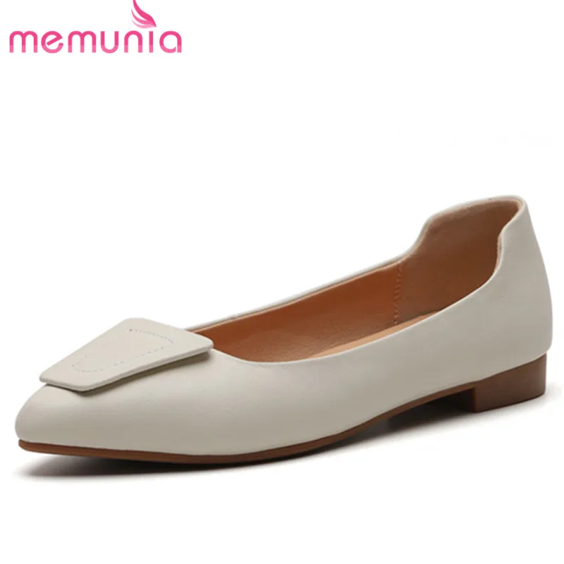 MEMUNIA 2019 hot sale single shoes women genuine leather footwear spring summer slip on simple flat shoes woman casual shoes
MEMUNIA 2019 hot sale single shoes women genuine leather footwear spring summer slip on simple flat shoes woman casual shoes