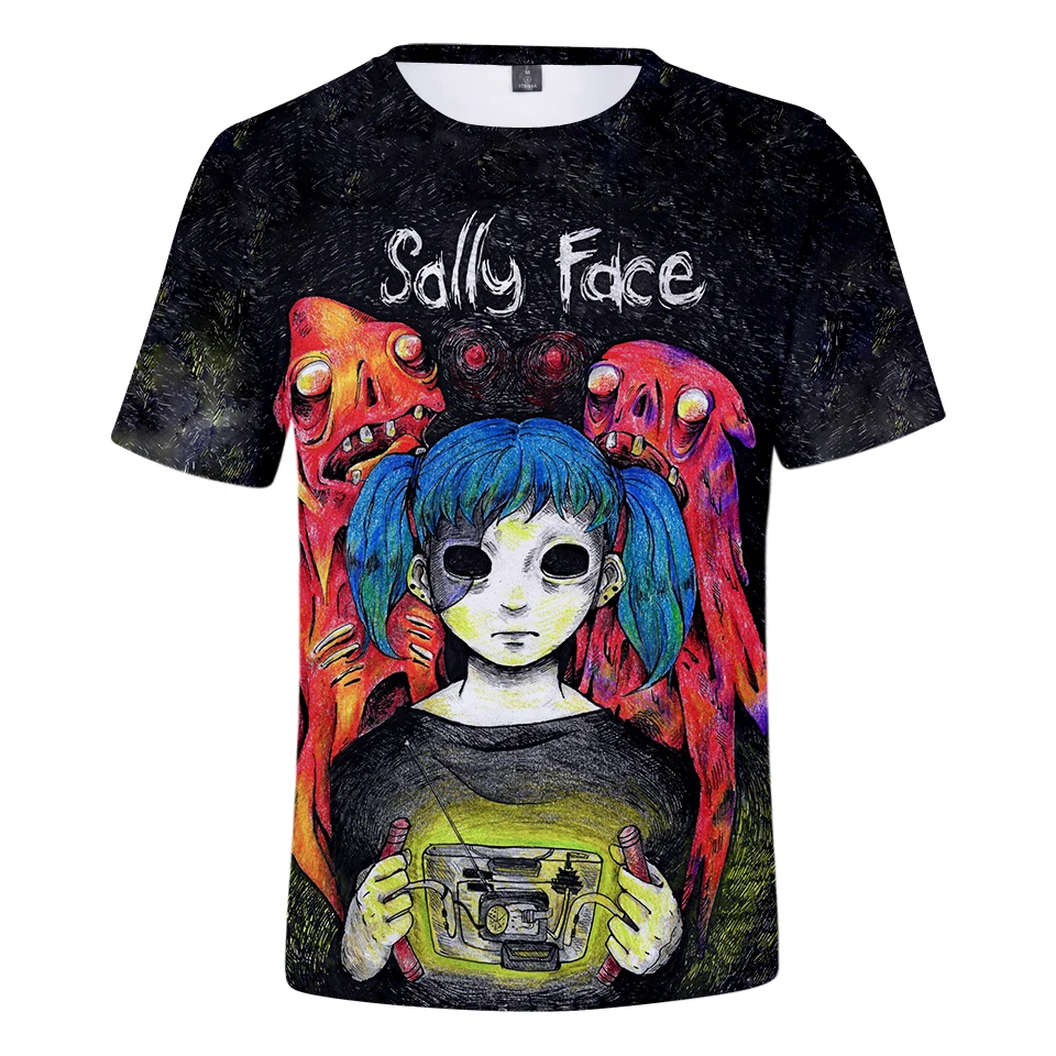 Sally Face Game 3D t shirt Men/women 2019 Fashion Summer Harajuku Short Sleeve Hip Hop 3D Print Sally Face Men's T-shirt
Sally Face Game 3D t shirt Men/women 2019 Fashion Summer Harajuku Short Sleeve Hip Hop 3D Print Sally Face Men's T-shirt