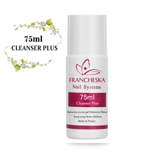 Francheska 75 мл ногтей жидкое моющее средство Liquide Лидер продаж ногтей Книги по искусству акриловые УФ-гель для снятия лака Совет Cleanser Plus чистый(China)