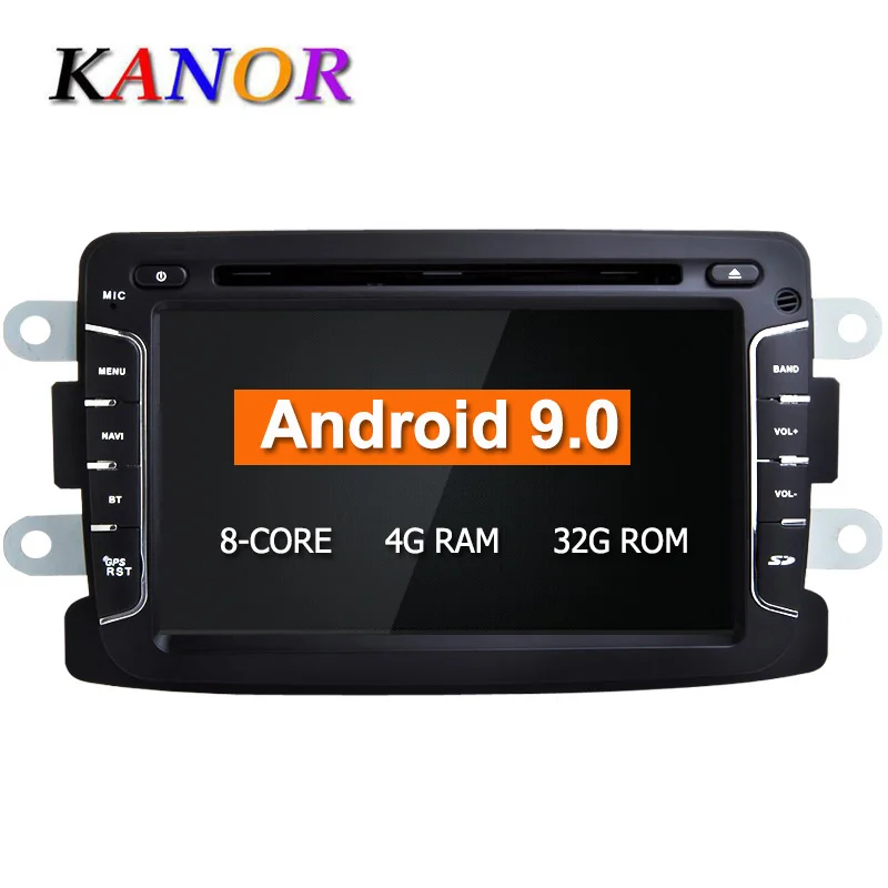 KANOR Octa Core RAM 4G ROM 32G Android 9.0 Car DVD GPS Radio For Renault Duster Dacia Logan Sandero with Autoradio Stereo
KANOR Octa Core RAM 4G ROM 32G Android 9.0 Car DVD GPS Radio For Renault Duster Dacia Logan Sandero with Autoradio Stereo