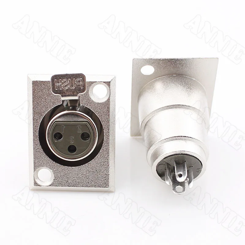 50pcs/lot High Quality Rectangular Socket 3 Pin XLR Female Plug Professional Audio Jack
50pcs/lot High Quality Rectangular Socket 3 Pin XLR Female Plug Professional Audio Jack