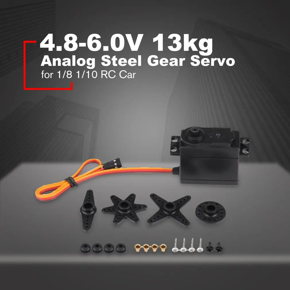 Waterproof Analog Copper Gear Servo 4.8-6.0V 0.24sec/60 15kg Large Torque for 1/8 1/10 Redcat Traxxas HPI HSP Hobao RC Car
Waterproof Analog Copper Gear Servo 4.8-6.0V 0.24sec/60 15kg Large Torque for 1/8 1/10 Redcat Traxxas HPI HSP Hobao RC Car