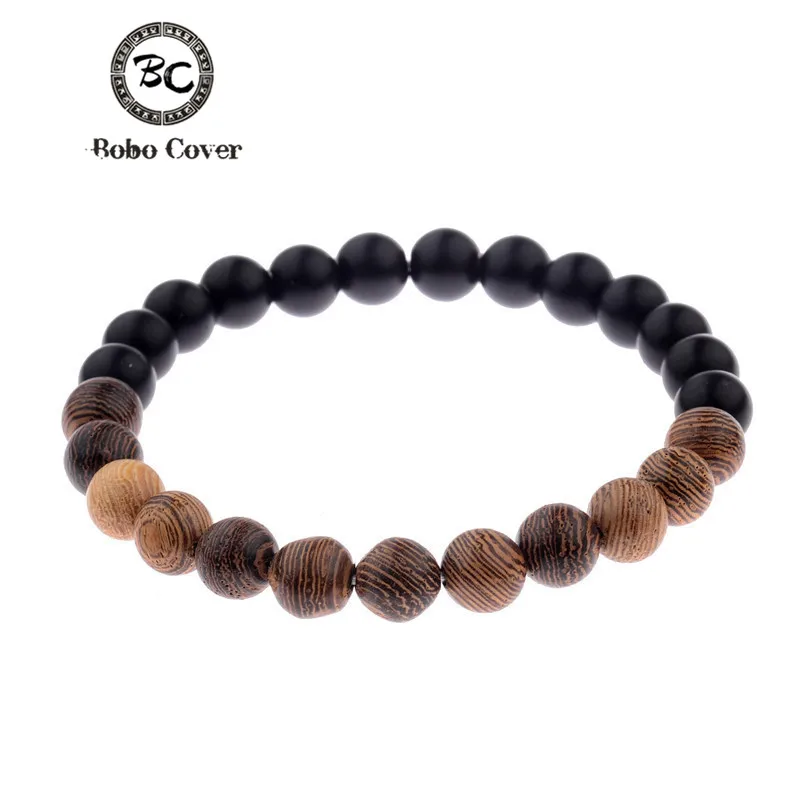 New 8m Natural Wood Beads Lover Bracelets Men Black Ethinc Meditation White couple bracelet Women Prayer Jewelry Yoga Bangles
New 8m Natural Wood Beads Lover Bracelets Men Black Ethinc Meditation White couple bracelet Women Prayer Jewelry Yoga Bangles