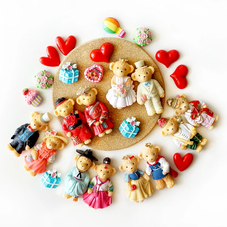 Lovely Wedding Bear 3D Resin Fridge magnets Magnetic Buckle Refrigerator Stickers Magnet Sticker Home /Wedding Decoration 1 Pair
Lovely Wedding Bear 3D Resin Fridge magnets Magnetic Buckle Refrigerator Stickers Magnet Sticker Home /Wedding Decoration 1 Pair
