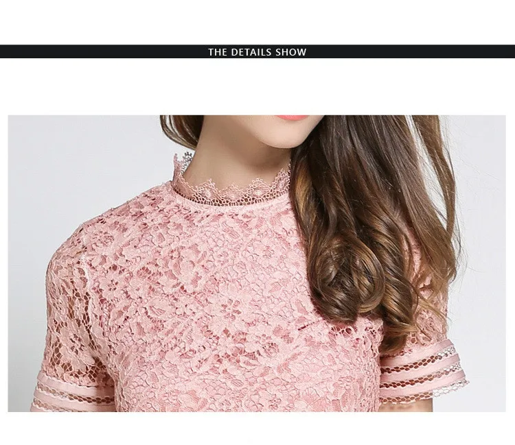 Hollow Out Casual Lace Dress (Us 0-10)