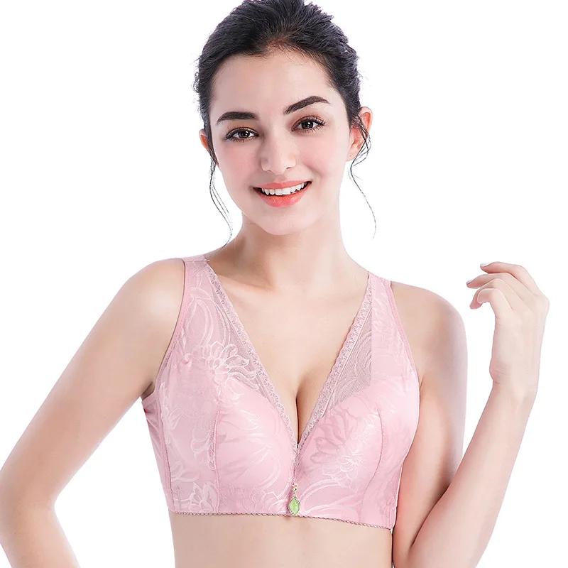 Wire Free Lace Brassiere Sexy Push Up Lace Bra For Women Plus Size 85 90 95 BCD Cup Comfortable Wireless Bralette Sexy Nude Bra
Wire Free Lace Brassiere Sexy Push Up Lace Bra For Women Plus Size 85 90 95 BCD Cup Comfortable Wireless Bralette Sexy Nude Bra