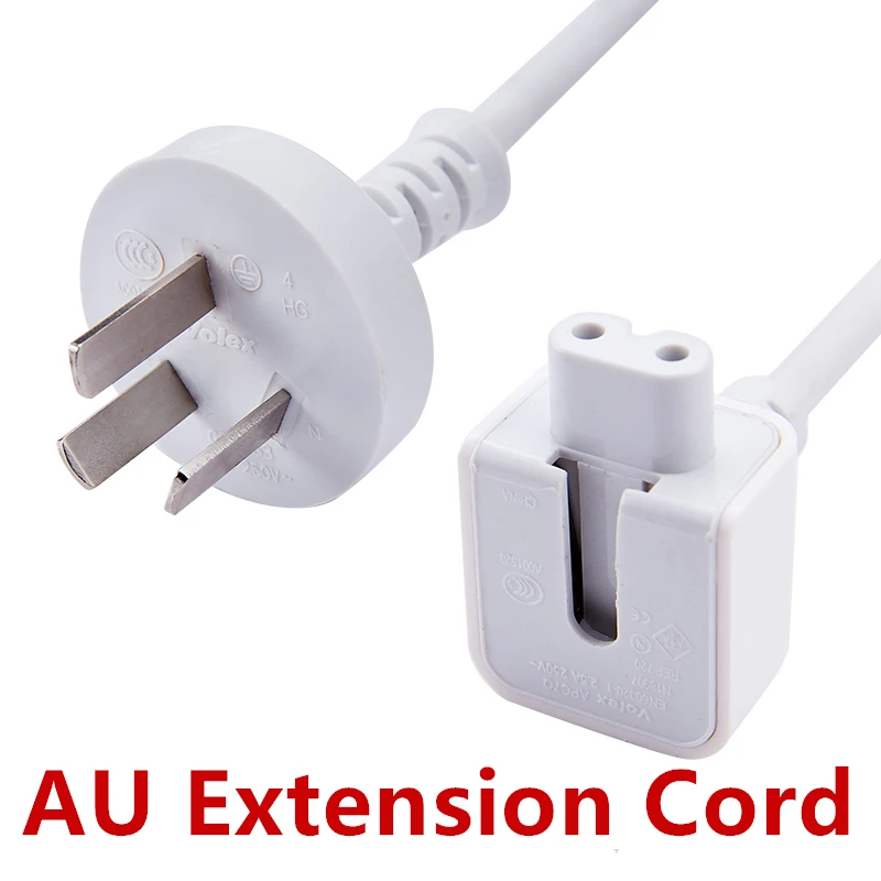 AU Europe Plug 1.8M AC Cord for iPad Power AU Extension Cable for MacBook Mag 45w 60w 85w 29w 61w 87w Charger Adapter Cable
AU Europe Plug 1.8M AC Cord for iPad Power AU Extension Cable for MacBook Mag 45w 60w 85w 29w 61w 87w Charger Adapter Cable