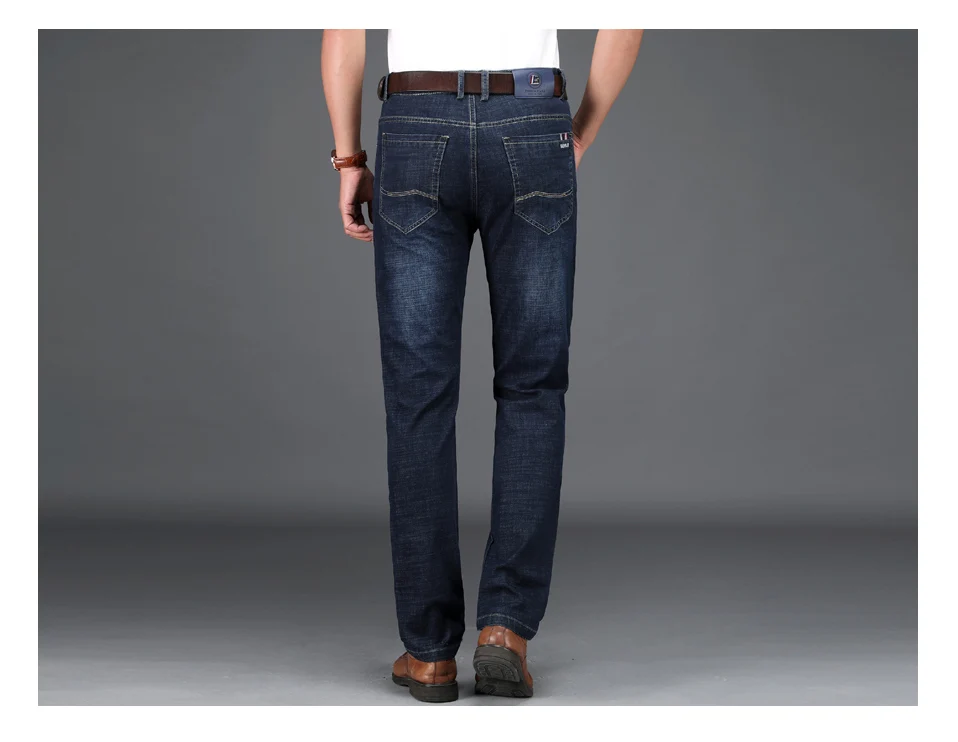 NIGRITY Man Jeans 2020 New Fashion Business Casual Denim Pants Men Straight Cut Slight Stretch Trousers Large Size 29-42 4 Color NIGRITY Man Jeans 2020 New Fashion Business Casual Denim Pants Men Straight Cut Slight Stretch Trousers Large Size 29-42 4 Color