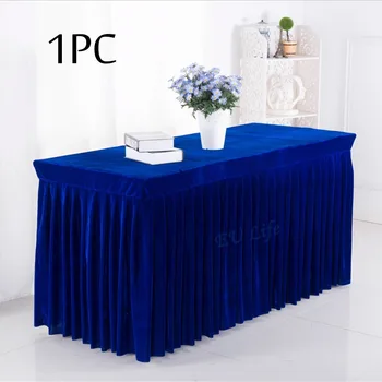 Free Shipping 1PC Silk Velvet Velour Cloth Upholstery Table Linen of Weddings Party Decorative Vintage Home Pleated Table Skirts
Free Shipping 1PC Silk Velvet Velour Cloth Upholstery Table Linen of Weddings Party Decorative Vintage Home Pleated Table Skirts