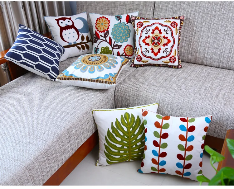 Luxury European embroidered cushions decorative cushions sofa decor decorative cushions
Luxury European embroidered cushions decorative cushions sofa decor decorative cushions