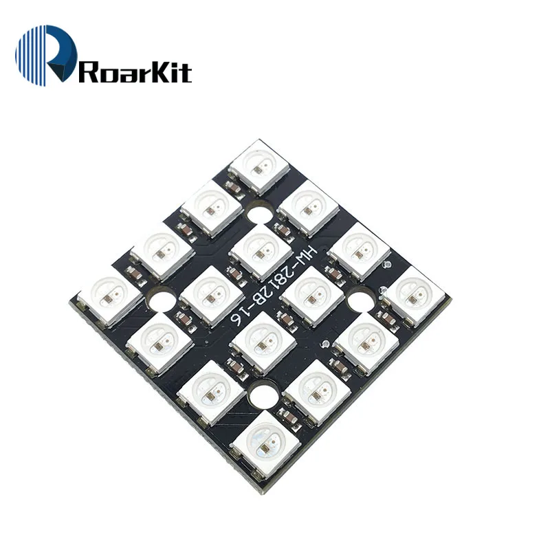 WS2812B 4*4 16-Bit Full Color 5050 RGB LED Lamp Panel Light WS2812 For Arduino Wholesale
WS2812B 4*4 16-Bit Full Color 5050 RGB LED Lamp Panel Light WS2812 For Arduino Wholesale