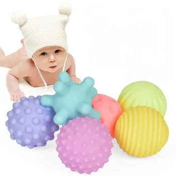 Infant Toys Early Education Puzzle Multi-Texture Soft Rubber Hand Ball 6 Sets Of Tactile Sensory Massage Ball Baby Development
Infant Toys Early Education Puzzle Multi-Texture Soft Rubber Hand Ball 6 Sets Of Tactile Sensory Massage Ball Baby Development