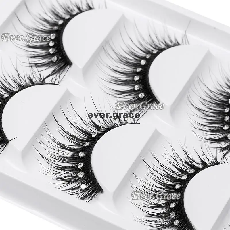 ICYCHEER 5 Pairs Makeup False Eyelashes Diamond Eyelash Long Thick Shimmer Party Salon
ICYCHEER 5 Pairs Makeup False Eyelashes Diamond Eyelash Long Thick Shimmer Party Salon
