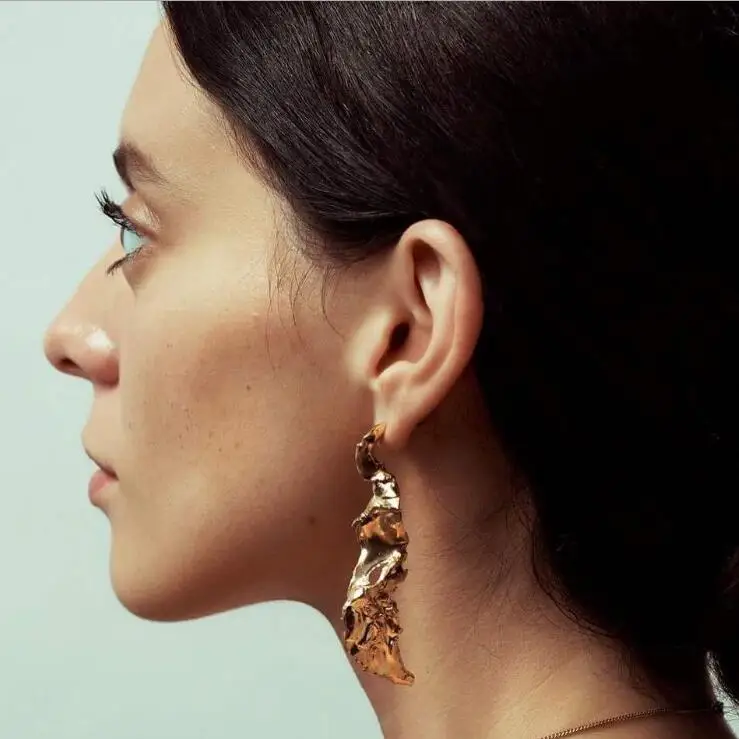 Irregular Big Metal Block Drop Long Earrings For Women Gold Silver Color Geometric Female Earring Ear Fashion Jewelry Brincos
Irregular Big Metal Block Drop Long Earrings For Women Gold Silver Color Geometric Female Earring Ear Fashion Jewelry Brincos