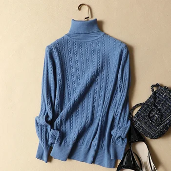 2019 autumn winter turtleneck women pullovers solid knitted thicken female lady slim sweaters tops
2019 autumn winter turtleneck women pullovers solid knitted thicken female lady slim sweaters tops