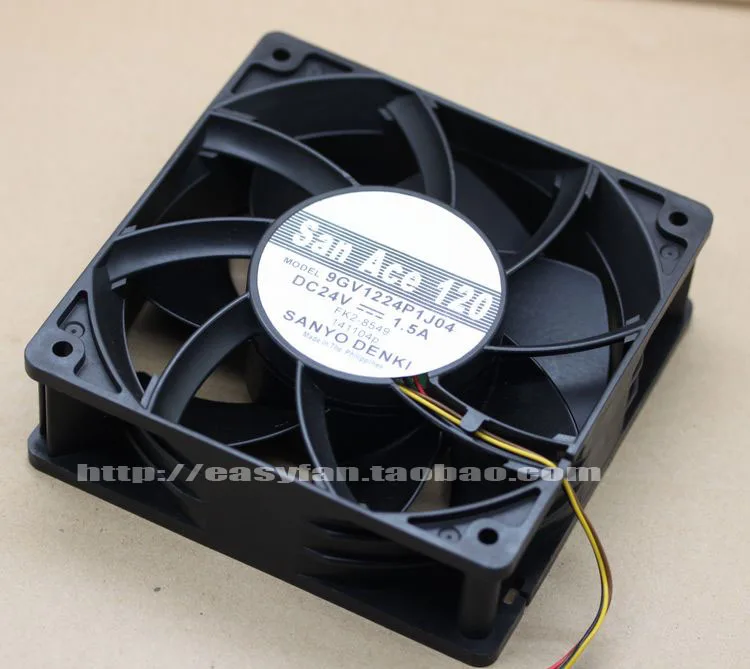 Вентилятор для охлаждения сервера Sanyo Denki 9GV1224P1J04 DC 24V 1.5A 120x120x38 мм
Вентилятор для охлаждения сервера Sanyo Denki 9GV1224P1J04 DC 24V 1.5A 120x120x38 мм