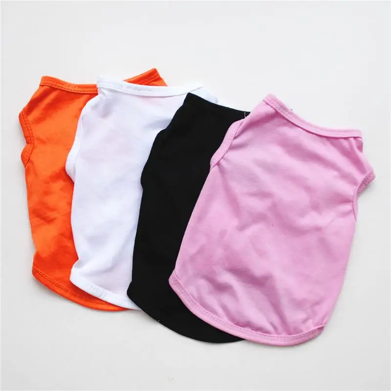 Pet Vest Summer Puppy Dog Clothes Vest T-shirt Cotton Small Dog Cat Dogs Clothing Solid White Black Apparel Clothes Pet Shirt
Pet Vest Summer Puppy Dog Clothes Vest T-shirt Cotton Small Dog Cat Dogs Clothing Solid White Black Apparel Clothes Pet Shirt