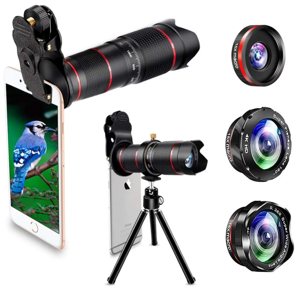 Double Regulation Phone Camera Lens kits:15X Telephoto Lens+Super Wide Angle&Fisheye&Macro Lens (2 Lens) For Most of iOS,Android
Double Regulation Phone Camera Lens kits:15X Telephoto Lens+Super Wide Angle&Fisheye&Macro Lens (2 Lens) For Most of iOS,Android