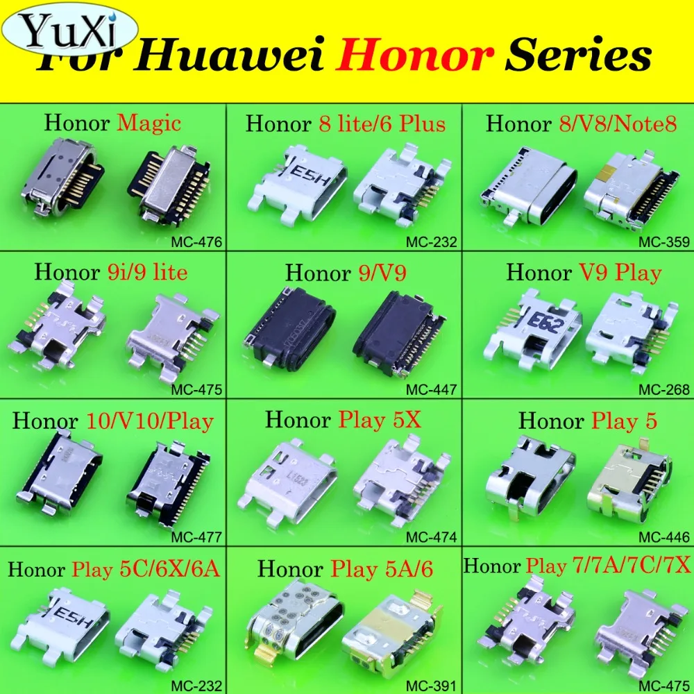 YuXi Mobile Phone Micro USB Jack USB Connector Socket For Huawei Honor 8 9 10 V8 V9 V10 8lite 6Plus magic Honor Play 5X 6X 7X 7A
YuXi Mobile Phone Micro USB Jack USB Connector Socket For Huawei Honor 8 9 10 V8 V9 V10 8lite 6Plus magic Honor Play 5X 6X 7X 7A