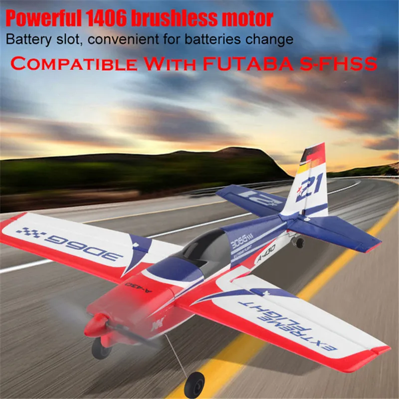 Wltoys XK A430 X4 Transmitter RC Plane 2.4G 5CH Brushless 3D6G System Airplane Compatible With FUTABA S-FHSS Aircraft RC Glider
Wltoys XK A430 X4 Transmitter RC Plane 2.4G 5CH Brushless 3D6G System Airplane Compatible With FUTABA S-FHSS Aircraft RC Glider