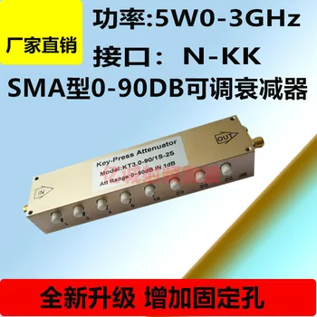 SMA/N RF Adjustable Signal Attenuator 0-90dB Step-by-step Adjustable Attenuator/key Adjustable Attenuator
SMA/N RF Adjustable Signal Attenuator 0-90dB Step-by-step Adjustable Attenuator/key Adjustable Attenuator