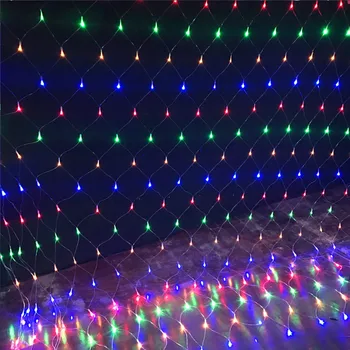 Xmas Led Net Mesh String Light 1.5X1.5M 3X2M 6X4M 220V Garland Window Curtain Christmas Fairy Lights Wedding Party Holiday Light 
Xmas Led Net Mesh String Light 1.5X1.5M 3X2M 6X4M 220V Garland Window Curtain Christmas Fairy Lights Wedding Party Holiday Light