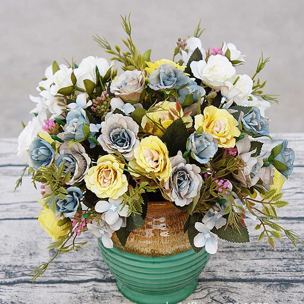 Silk roses bouquet christmas decoration for home wedding ornamental flowerpot household products diy vases artificial flowers
Silk roses bouquet christmas decoration for home wedding ornamental flowerpot household products diy vases artificial flowers