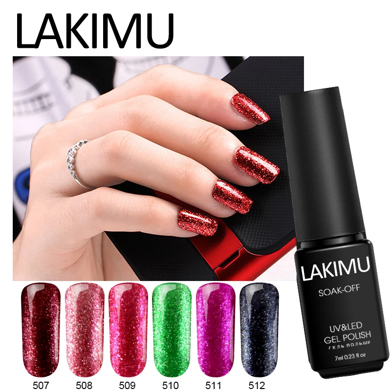 Lakimu 7ml Soak Off UV Gel Lacquer Varnish Platinum Glitter Sequins UV Gel Polish Gold Silver Super Shining Gel Nail Polish
Lakimu 7ml Soak Off UV Gel Lacquer Varnish Platinum Glitter Sequins UV Gel Polish Gold Silver Super Shining Gel Nail Polish