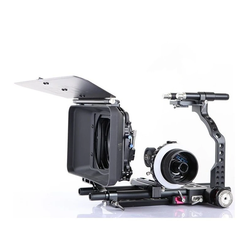 Tilta 15mm C100 rig Kit for Canon C100 camera support FF-T03 Follow focus Light Matte box Baseplate Cage
Tilta 15mm C100 rig Kit for Canon C100 camera support FF-T03 Follow focus Light Matte box Baseplate Cage