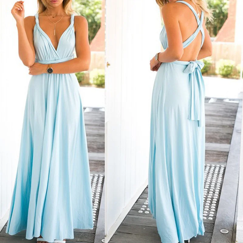 Sexy Women Bandage Maxi Dress Red Beach Long Dress Multiway Bridesmaids Convertible Wrap Party Dresses Robe Longue Femme
Sexy Women Bandage Maxi Dress Red Beach Long Dress Multiway Bridesmaids Convertible Wrap Party Dresses Robe Longue Femme
