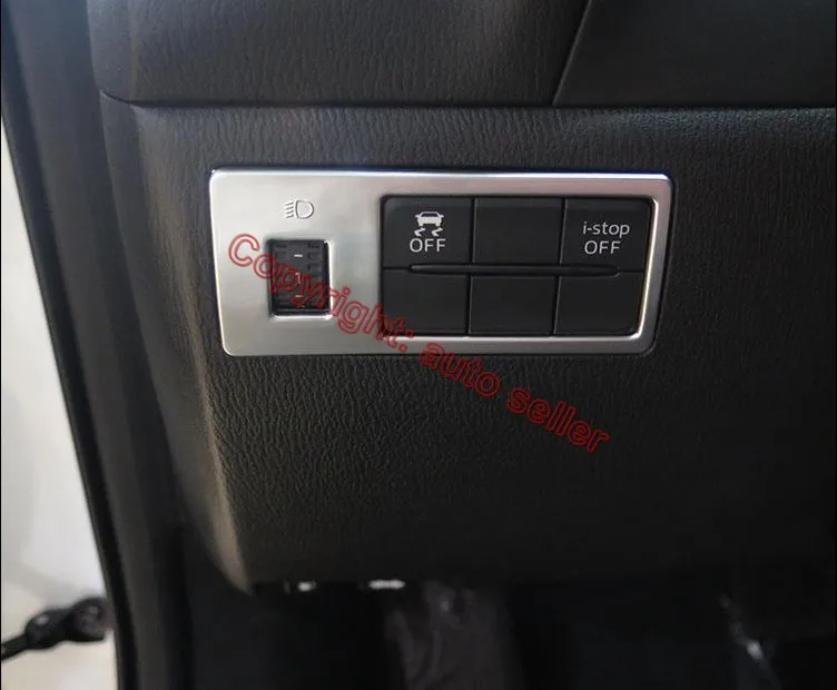 For Mazda 3 M3 Axela 2014-2016 ABS Pearl Chrome Interior Fog Light Switch Cover Trim Car Accessories Stickers W4
For Mazda 3 M3 Axela 2014-2016 ABS Pearl Chrome Interior Fog Light Switch Cover Trim Car Accessories Stickers W4