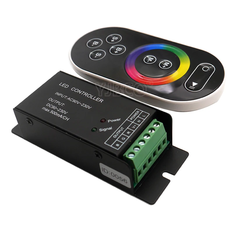 AC110V-220V led High voltage RGB controller 3CH dimmer with RF touch switch remote control for 3528 5050 rgb led strip tape
AC110V-220V led High voltage RGB controller 3CH dimmer with RF touch switch remote control for 3528 5050 rgb led strip tape