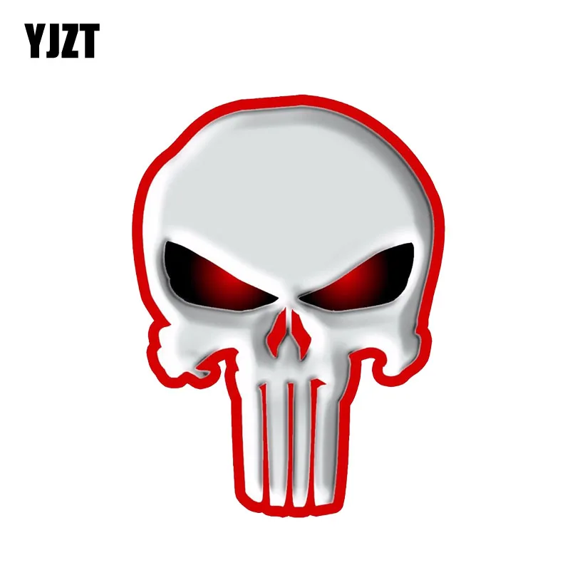 Punisher Skull Cracked Rock Stone Military Decal Sticker Graphic Various Sizes