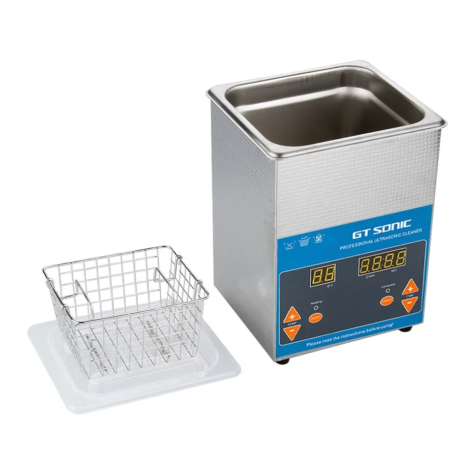 Globe PS-10A 80W Digital heated Ultrasonic Cleaner 2L C with free basket free shipping5