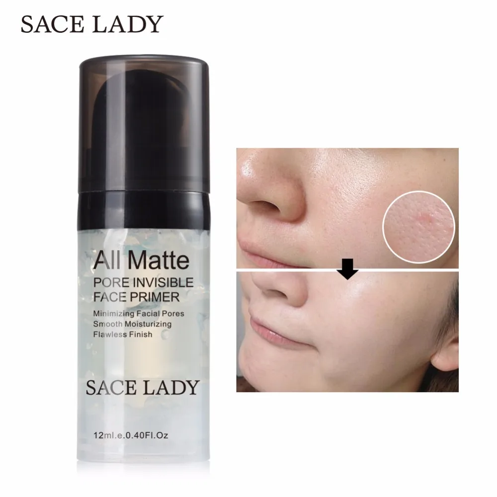 SACE LADY Face Primer Makeup Base Matte Pores Foundation Oil Control Natural Facial Pro Make Up Brand Moisturizer Mate Cosmetic
SACE LADY Face Primer Makeup Base Matte Pores Foundation Oil Control Natural Facial Pro Make Up Brand Moisturizer Mate Cosmetic
