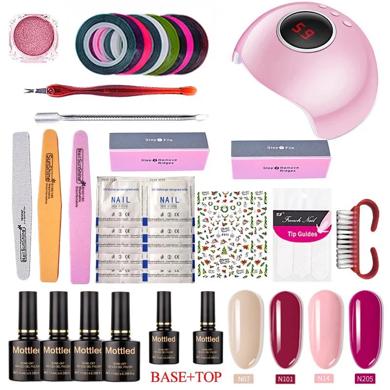 EVEREYA set for Manicure Nail kit 36W LED Nail Lamp&4pcs Gel Varnish Soak Off Manicure Gel Nail Polish Art Tool for manicure set
EVEREYA set for Manicure Nail kit 36W LED Nail Lamp&4pcs Gel Varnish Soak Off Manicure Gel Nail Polish Art Tool for manicure set