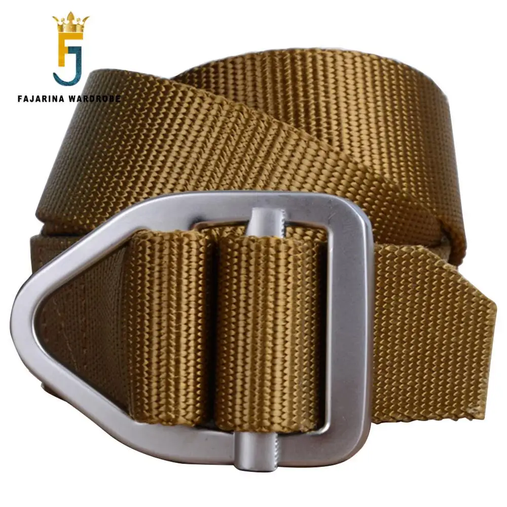 FAJARINA Unisex Quality Nylon Belts Unique Triangle Alloy Pin Buckle Fashion Canvas Striped Casual Belt for Women Men CBFJ0064
FAJARINA Unisex Quality Nylon Belts Unique Triangle Alloy Pin Buckle Fashion Canvas Striped Casual Belt for Women Men CBFJ0064