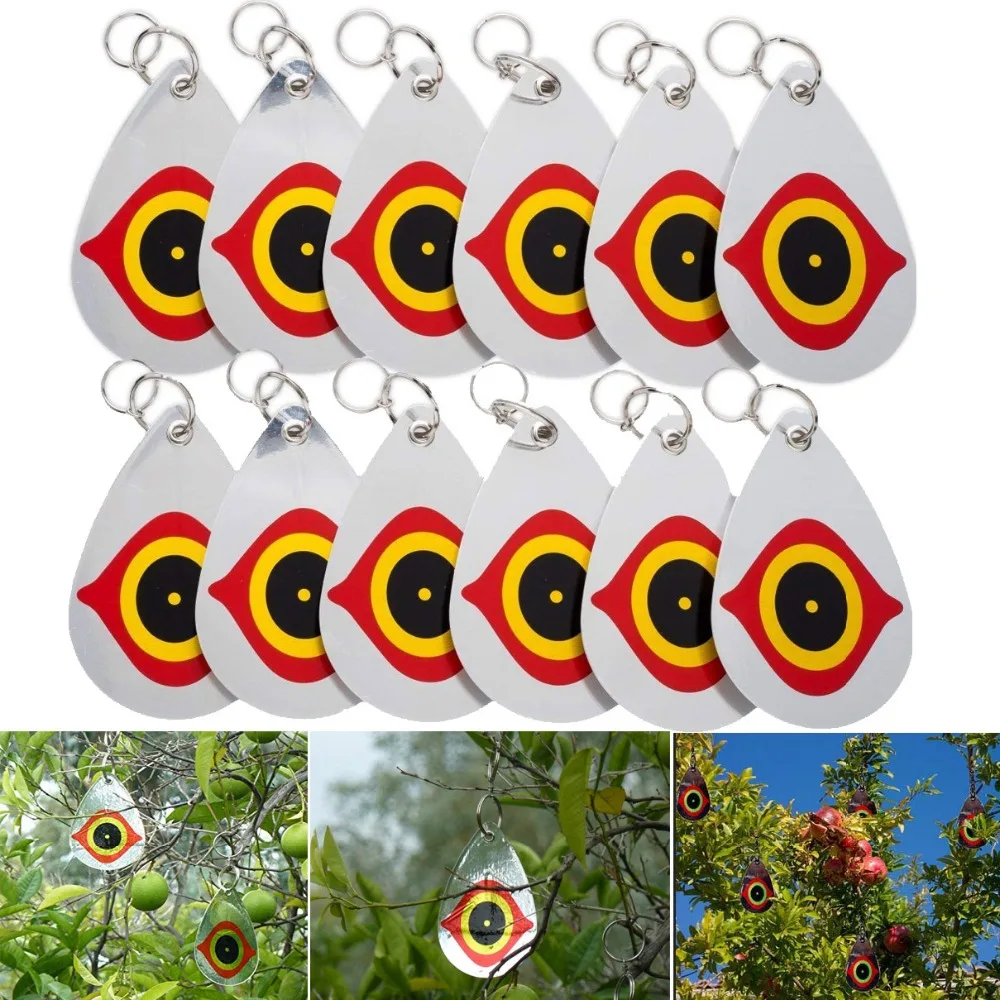 10PCS/Lot Bird Blinder Bird Repellent Diverter Discs Eye Scare Reflective Highly Effective Pest Deterrent
10PCS/Lot Bird Blinder Bird Repellent Diverter Discs Eye Scare Reflective Highly Effective Pest Deterrent