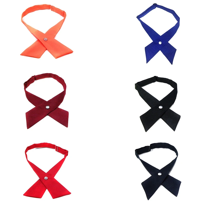 1PC Adjustable Uniform Bow Tie Students School Girls Women Cross Bow Ties Female Girl Hotel Clerk Waitress Neck Wear Silk Ties
1PC Adjustable Uniform Bow Tie Students School Girls Women Cross Bow Ties Female Girl Hotel Clerk Waitress Neck Wear Silk Ties