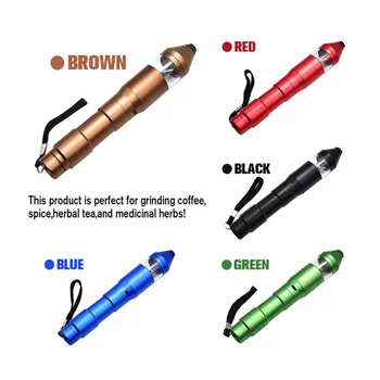Electric Metal Herb Weed Grinder Tobacco Spice Herb Pepper Mills Pen Shaped USB Charging Cigarettes Grinder Tool
Electric Metal Herb Weed Grinder Tobacco Spice Herb Pepper Mills Pen Shaped USB Charging Cigarettes Grinder Tool