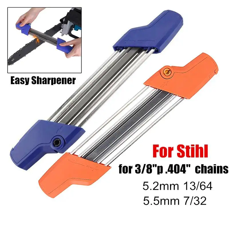 2 In 1 Easy Chainsaw Chain File Sharpener 4mm/4.8mm/5.2mm/5.5mm/ File Chain Grinding Hand Tool Sharpener Replacement
2 In 1 Easy Chainsaw Chain File Sharpener 4mm/4.8mm/5.2mm/5.5mm/ File Chain Grinding Hand Tool Sharpener Replacement