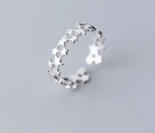 size4.75-size7.25 100% Authentic REAL.925 Sterling Silver Double Rows Stars Adjust Rings GTLJ1628
size4.75-size7.25 100% Authentic REAL.925 Sterling Silver Double Rows Stars Adjust Rings GTLJ1628