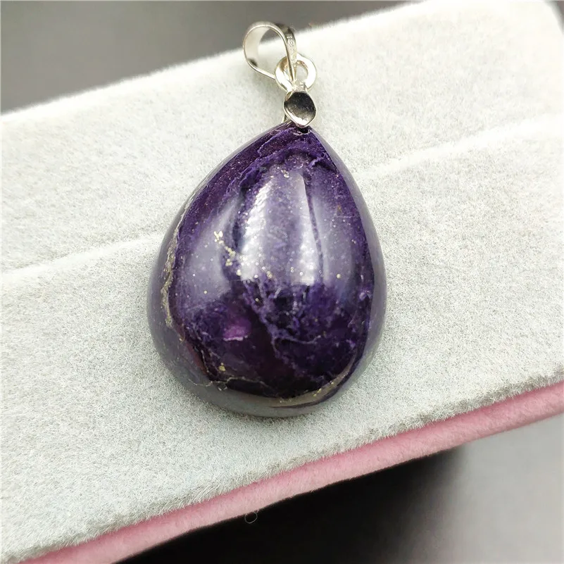 Natural Sugilite Necklace Pendant Water Drop 27x21x11mm Lucky Clear Stone Women Men Love Anniversary Gift Fashion Pendant AAAAA
Natural Sugilite Necklace Pendant Water Drop 27x21x11mm Lucky Clear Stone Women Men Love Anniversary Gift Fashion Pendant AAAAA
